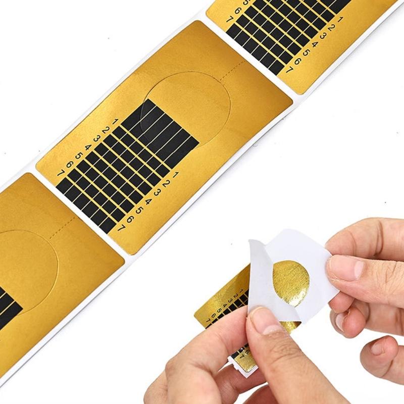 Clear Nail Enhancer Rectangular Horseshoe Shape For Long Gel Polish Application Home Salon