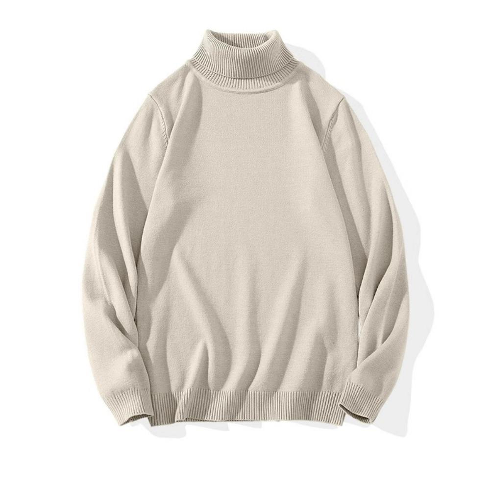 Zimní fleecové teplé pulovry Pánský rolákový svetr Pletenina Svetr Pánský ležérní svetr Slim fit Svetr pro pár