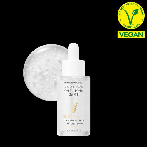 Thank You Farmer Ganghwa Gyodong Rice Clear Niacinamide Capsule Serum 30ml FREE
