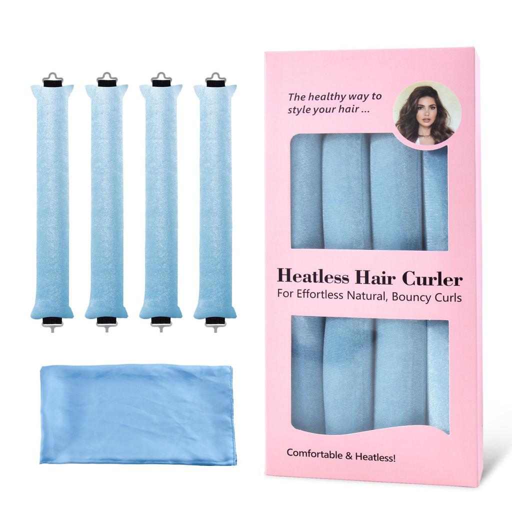 Heatless Curling Rod with Metal Hook for Easy Sleep-In Big Wave Curls