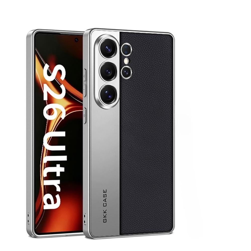 

Electroplated Leather Phone Case for Samsung Galaxy S26 S25 S24 S23 Ultra Ultra Thin Soft Silicone Shockproof Back Cover Galaxy S24 Ultra