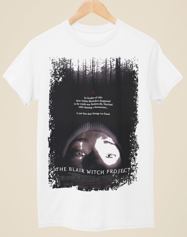 The Blair Witch Project - Movie Poster Inspired Unisex White T-Shirt Unisex T-Shirt XXXL