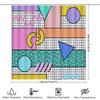 Unique Abstract Shower Curtain Modern Art Bathroom Decor Waterproof Fabric Liner Set Home Textile Tapestry Wall Hanging