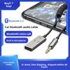 Receptor de audio Bluetooth 5.3 para coche adaptador USB aux inalámbrico manos libres
