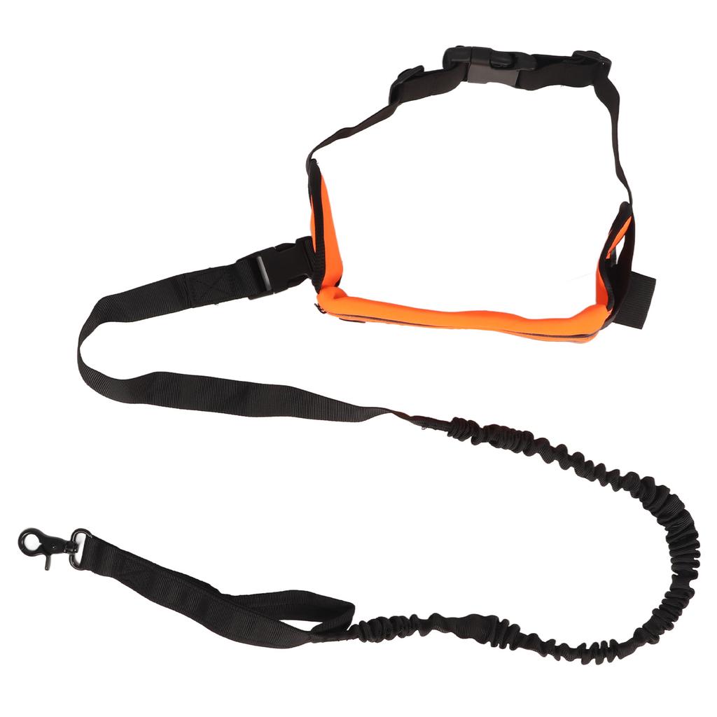 Hands Dog Leash Shock Absorption Reflective Dog Running Leash with Zippered Bag for Walking Jogging Running
