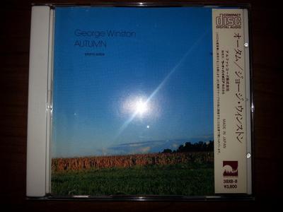CD GEORGE WINSTON  Autumn 38XB8 WINDOM HILL 1983 Japan Jazz Used