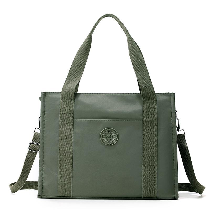Women's Shoulder Bag Large Capacity Lightweight Tote Bag Nylon Hand Crossbody Bag