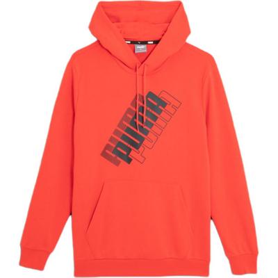 Casual Hooded Pullover Letter American Long Sleeve Sweatshirt Men Sweatshirt Bright-Red 683433-11