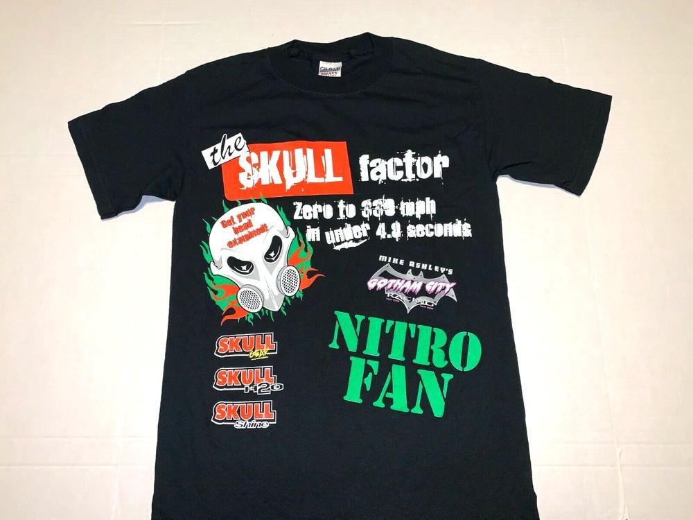 Vintage Mike Ashley Nitro Funny Car Racing T-Shirt New! SMALL Unisex T-Shirt S