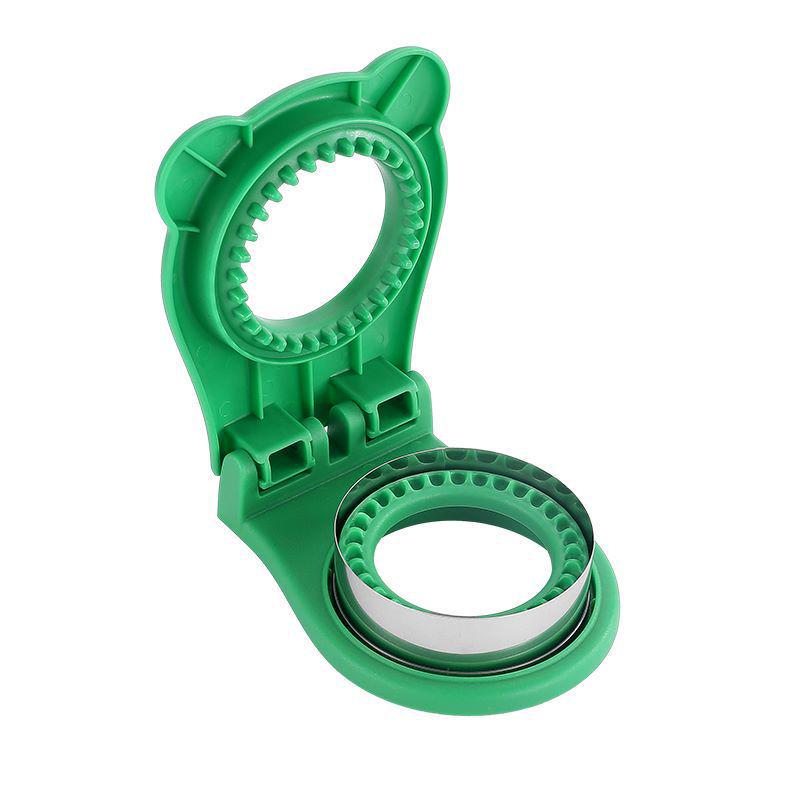 

Thickened Sandwich Pocket Bread Cutter for DIY Toast зелёный