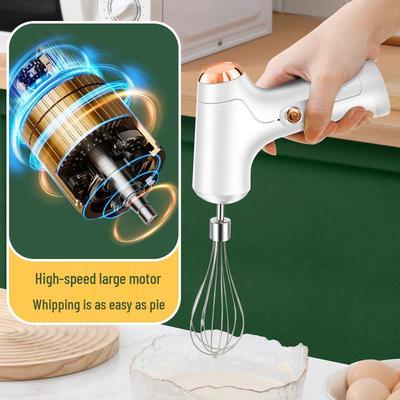 Wireless Electric Whisk & Egg Beater for Cream and Egg Whites, Mini Home Mixer.