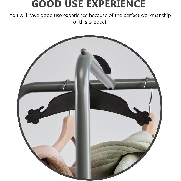 Pet Clothing Hanger, 10PCS Plastic - Skid Dog Puppy Cat Clothes Clothing Rack for Small Animals