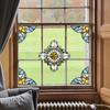 Colorful Window Film PVC Electrostatic Church Glass Decal Wall Sticker Art Mural Wallpaper for Home Decoration