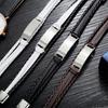 Bracelets Cuff Cord PU Leather Bangle Casual for Birthday Mens
