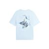 Li Ning T Shirt Unisex Aqua Blue ATSSB91-2