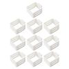 Refrigerator Side Door Buckle Storage Box 10pcs Plastic Expandable Organizer for Kitchen Cabinet Shelves and Storage