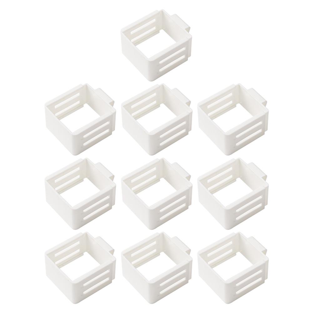 Refrigerator side door buckle storage box 10pcs plastic expandable organizer for kitchen cabinet shelves and storage China Mainland 1960₽