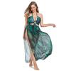 1011 New Swimsuit Women's European and American Sexy Three-piece Set Backless Straps Ins Wind Bikini Swimsuit Bikini