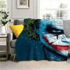 Superhero Laughing J-Joker Movie 3D Flannel Blanket Soft Throw Blanket Art For Home Decor Bedroom Bed Sofa Picnic Fans Gift