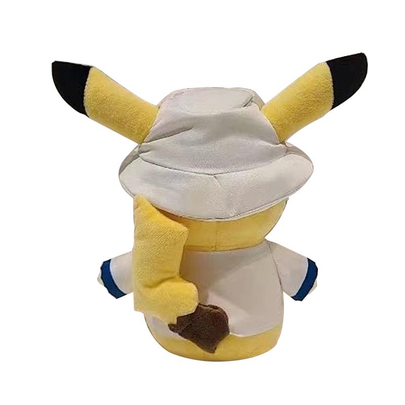 Kawaii Tokyo Bay Pikachu Stuffed Toys Cartoon&Cute Pikachu Plush Dolls Throw Pillow Birthday Gift for Kids Friends Boys