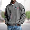 Plus Size NBA Team Hoodie 3D Print Loose Zip-Up Sports Sweatshirt