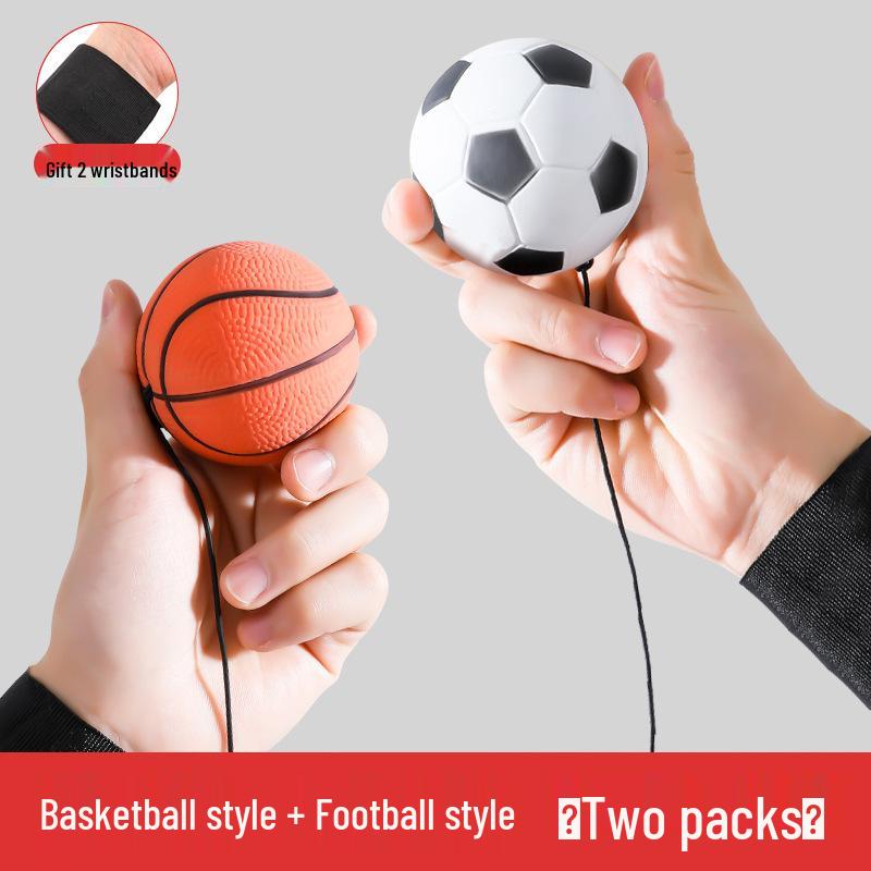 Moonstone Elastic Wrist Ball - PU Foam Rebound Reaction Ball for Kids' Exercise