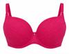 Biustonosz Modelujący Kąpielowy Usztywniany Aloa Padded malinowy Nessa