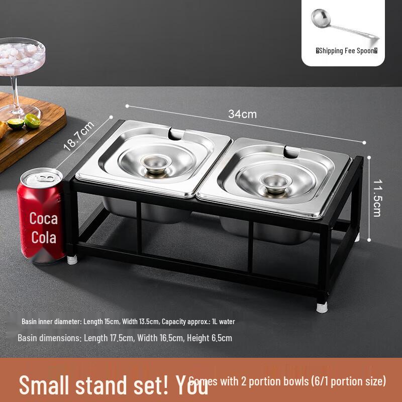 Stainless Steel Condiment Organizer Box