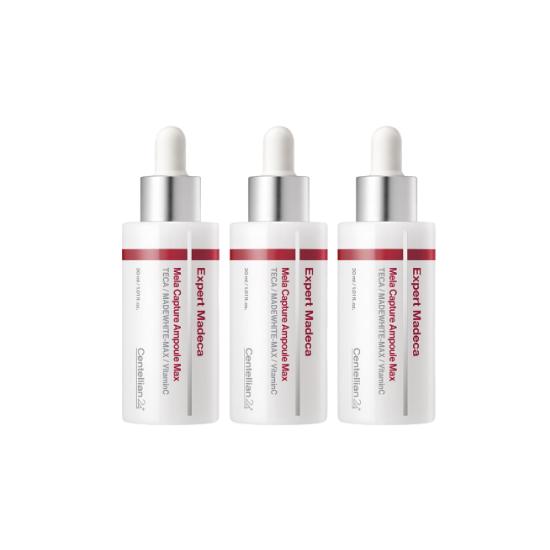 

Centellian24 Expert Madeca Mela Capture Ampoule Max Brightening Dark Spot Care Serum 30ml x3