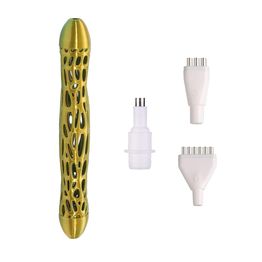 

Replacement Pen Heads 5D Diamond Painting Pen Kit Embroidery DIY Craft Diamond Painting Tool with 3 Multifunctional Pen Tips жовтий