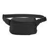 Sports Waist Bag Large Capacity Waterproof Nylon Fanny Pack Belt Bag with Headphone Hole for Workout Running Traveling Black