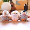 Cute Cartoon Penguin Pendant Plush Keychain Material Bag Charm Doll Accessories