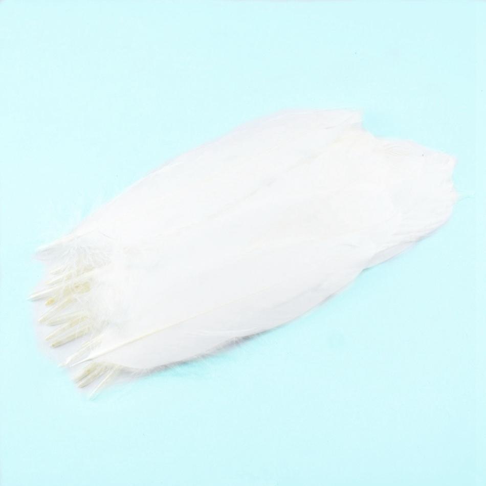 50Pcs Natural Goose Feathers Plume Craft DIY Royal Blue Feather Wedding Party Plumas Jewelry Making Decor Accessories 13-18CM