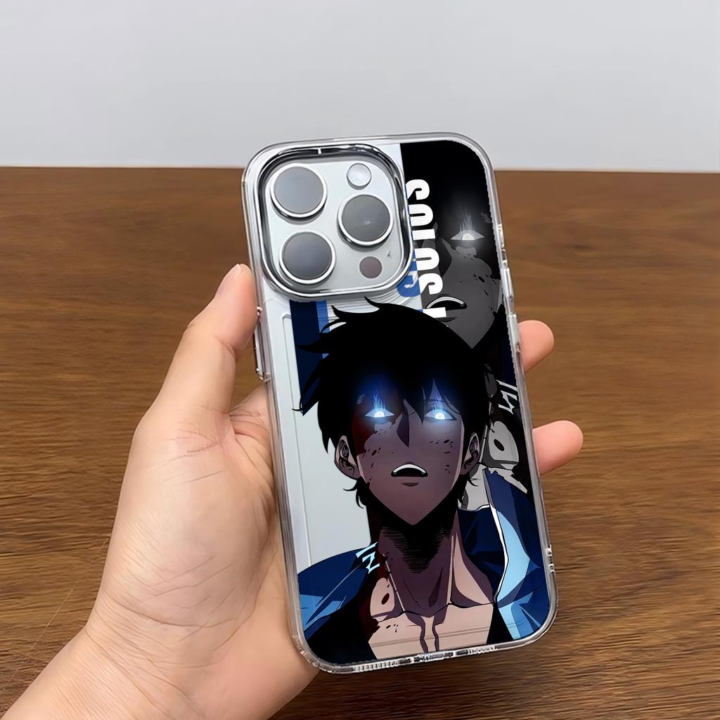 Luxury Hot Anime Solos Levelings Phone Case For iPhone 17 16e 16 15 14 13 12 11mini Pro Max X XR XSMAX 8 7 Air Plus Soft Cover