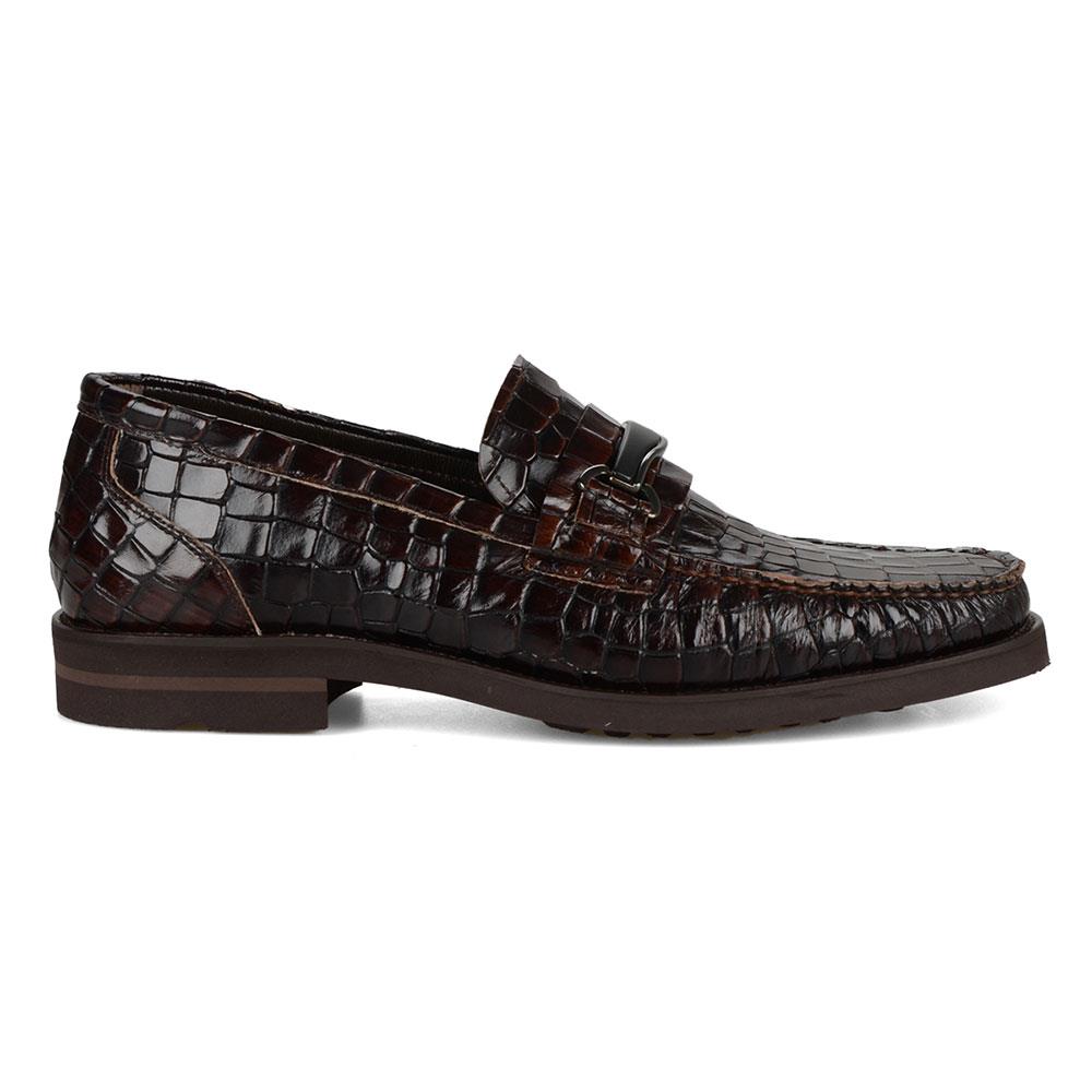 

FootCourt - Роскошные мужские лоферы Коричневая повседневная мужская обувь Пенни-лоферы Мокасины из натуральной кожи без шнуровки Мужские деловые модельные туфли 39 коричневый