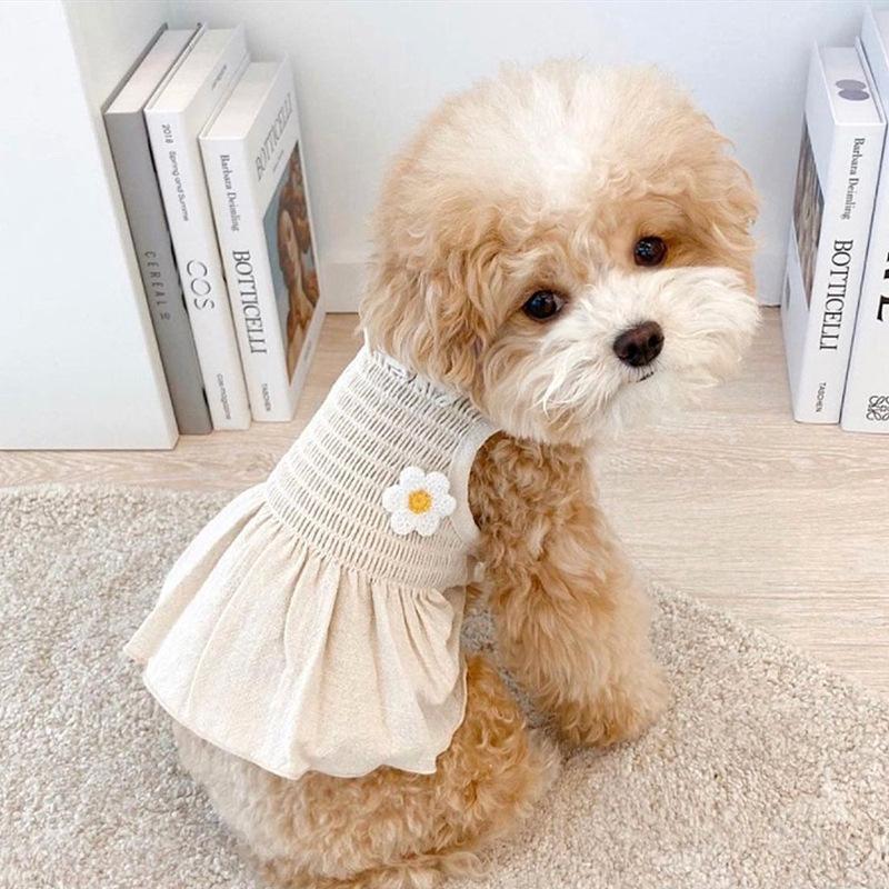 

Summer Cute Princess Mesh Thin Suspender Dress Dress Dog Cat Clothing Pet Clothing Skirt XXL (recommended weight 15-20)