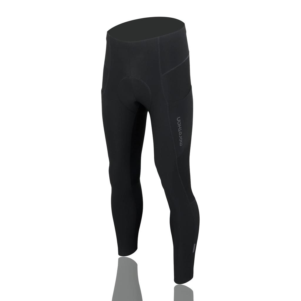 Morethan Cycling Fleece Cold Side 3 3XL Pants, Lining, Protection, Pockets, Men's, Colors, DVP-016, Black,