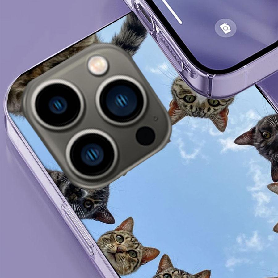 Kat Vakantie Telefoonhoesje Voor Iphone 17 Air 15 Pro 14 Plus 16 Pro Max 17E 16E 12 13 Mini 11 Cover Schattige Fundas