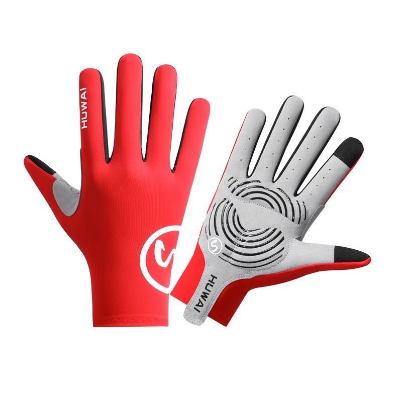 Mountain bike road bike self-propelled gloves breathable non-slip shock absorption horizontal bar fitness exercise men and women