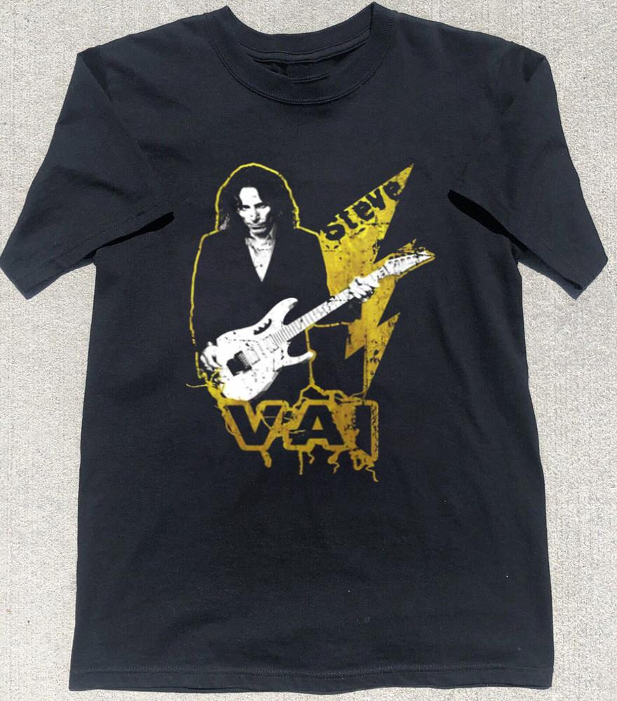 NEW  Steve Vai Guitarist Gift For Fan Unisex Black All Size Shirt Unisex T-Shirt S