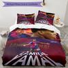 Lamine Yamal Green Spotify Logo Bedding Set,Breathable Bed Linen for Guest Room Decoration,Perfect Housewarming Gift,All Season Duvet Cover with Pillo