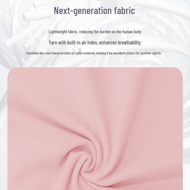 Yudong Girls' 30D Fine Yarn Lightweight Breathable Yoga Short Sleeve Top