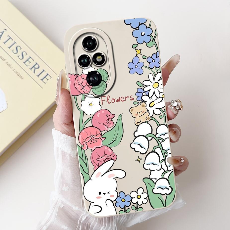 For Honor 200 Pro Case ELP-AN00 Cute Panda Cartoon Cover Shockproof Soft TPU Phone Case For Honor 200 Pro Honor200 Fundas Bumper