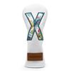Golf Headcovers Summer Fashion Head Cover High Qaulity Driver Wood Cover Set White Premium Leather Driver Fairway Hybrid Golf Wo 5