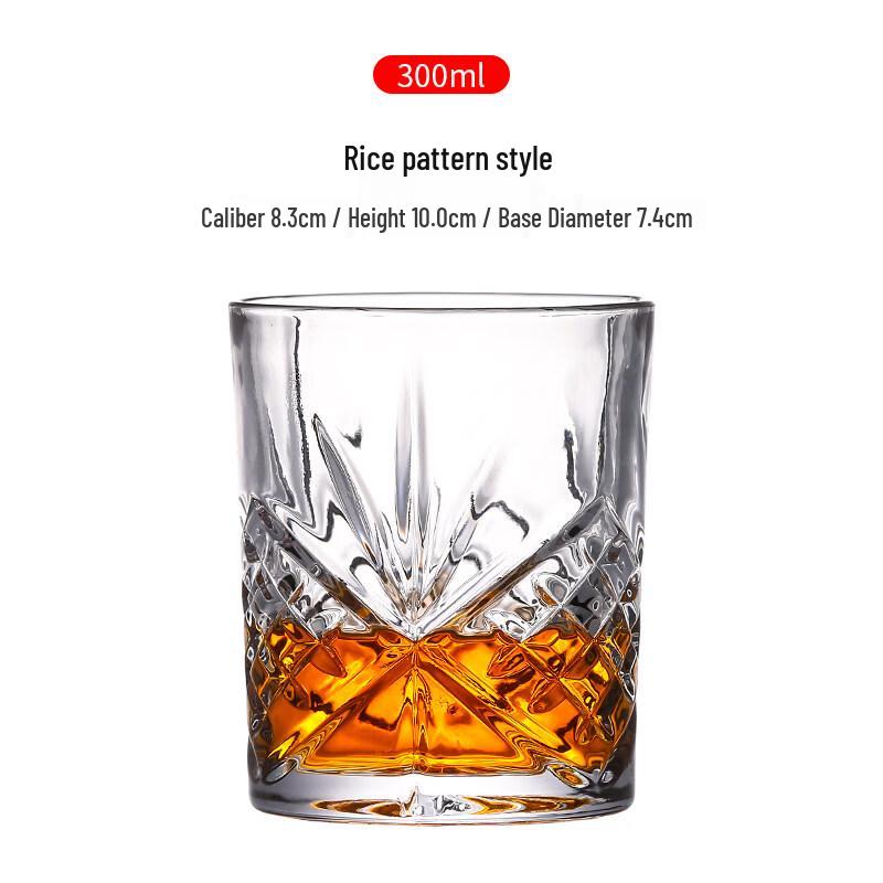 ZISIZ European Crystal Whisky Glass