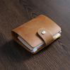 Kreuz Vintage Crazy Horse Leder A9 Drei-Ring Mini-Planer-Abdeckung Rindsleder Notizbuch Tagebuch