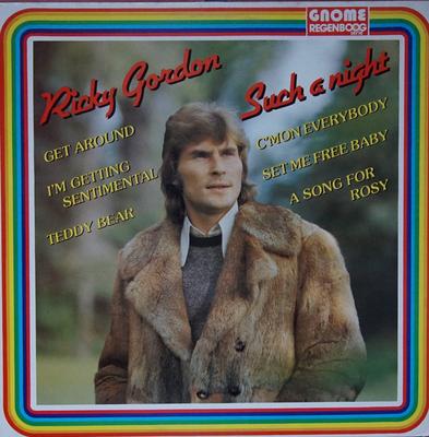 LP Plaat RICKY GORDON - Such A Night RGB12580GL Gnome 1980 Nederland Rock Gebruikt