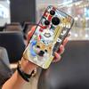 Full wrap Protective Phone Case For Huawei P70 Pro/Pura 70 Pro+ Back Cover TPU Waterproof Cartoon Couple Phone Pouch
