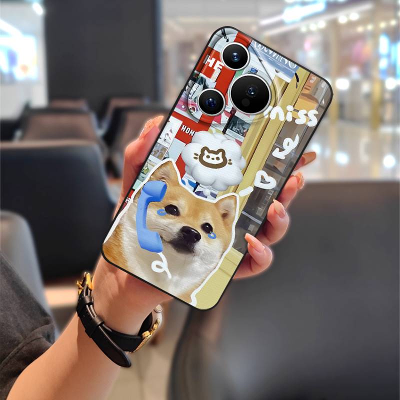 Full wrap Protective Phone Case For Huawei P70 Pro/Pura 70 Pro+ Back Cover TPU Waterproof Cartoon Couple Phone Pouch