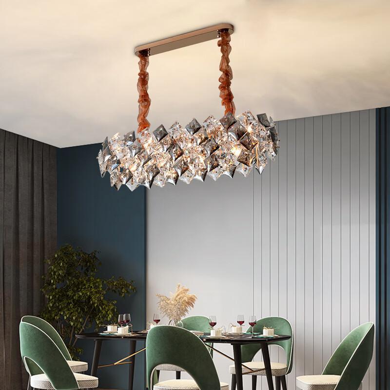 Nufeng Light Luxury Round Crystal Chandelier